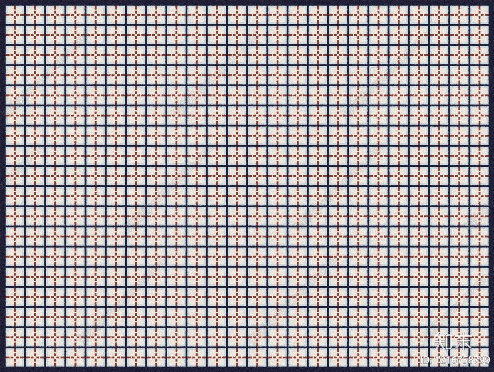 轻奢格子地毯贴图下载【ID:1216758799】