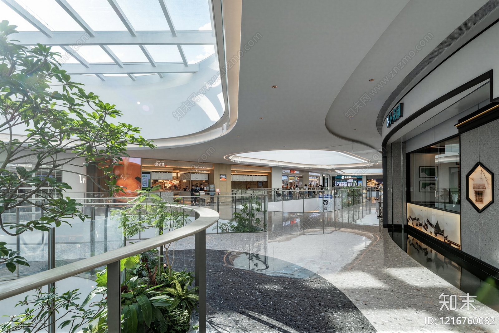 现代商场贴图下载【ID:1216760082】