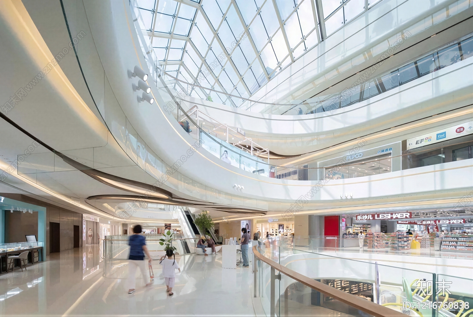 现代商场贴图下载【ID:1216760838】