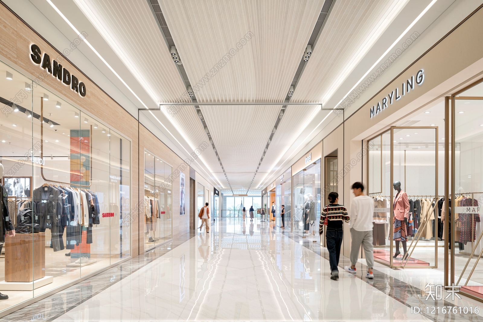 现代商场贴图下载【ID:1216761016】