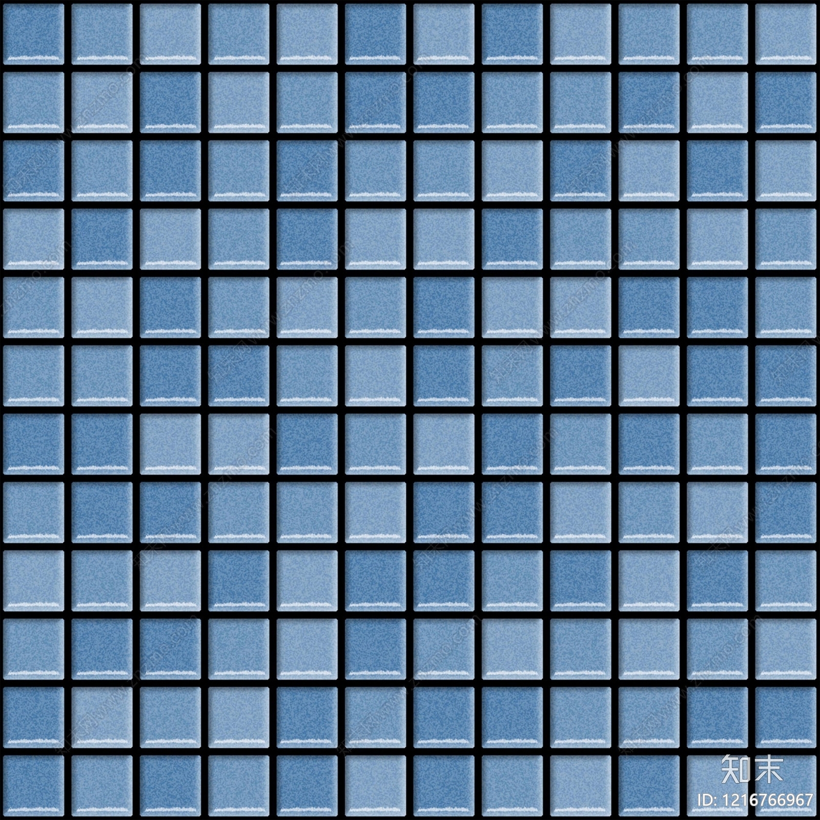 蓝色马赛克贴图下载【ID:1216766967】