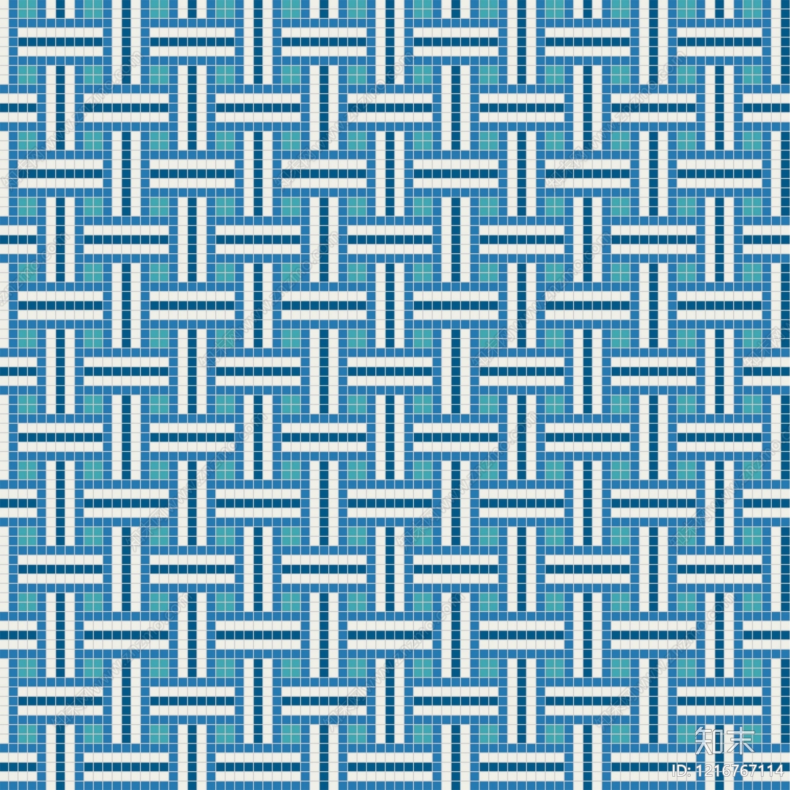 蓝色马赛克贴图下载【ID:1216767114】