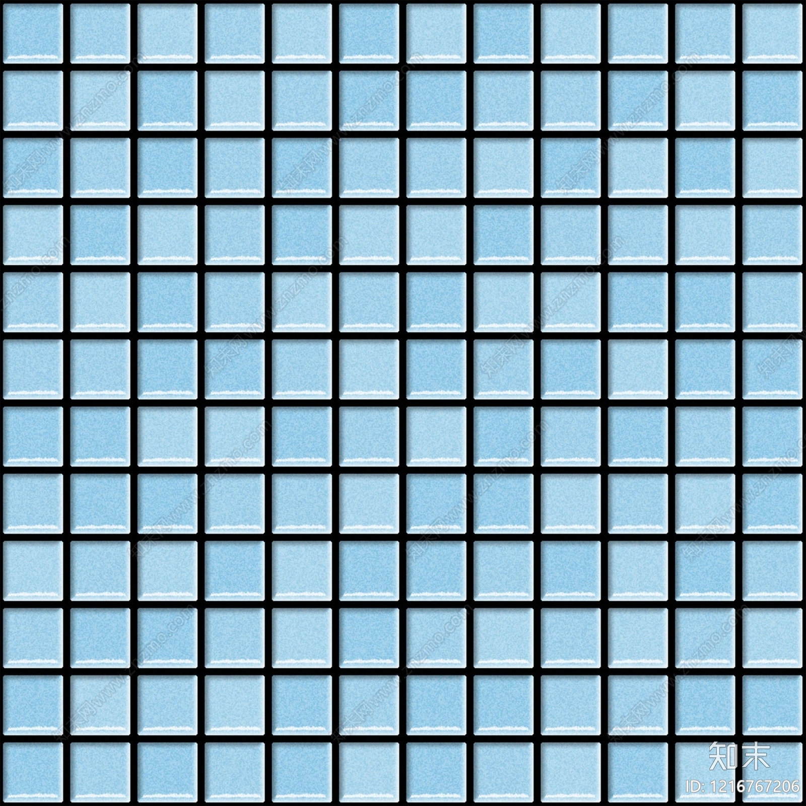 蓝色马赛克贴图下载【ID:1216767206】