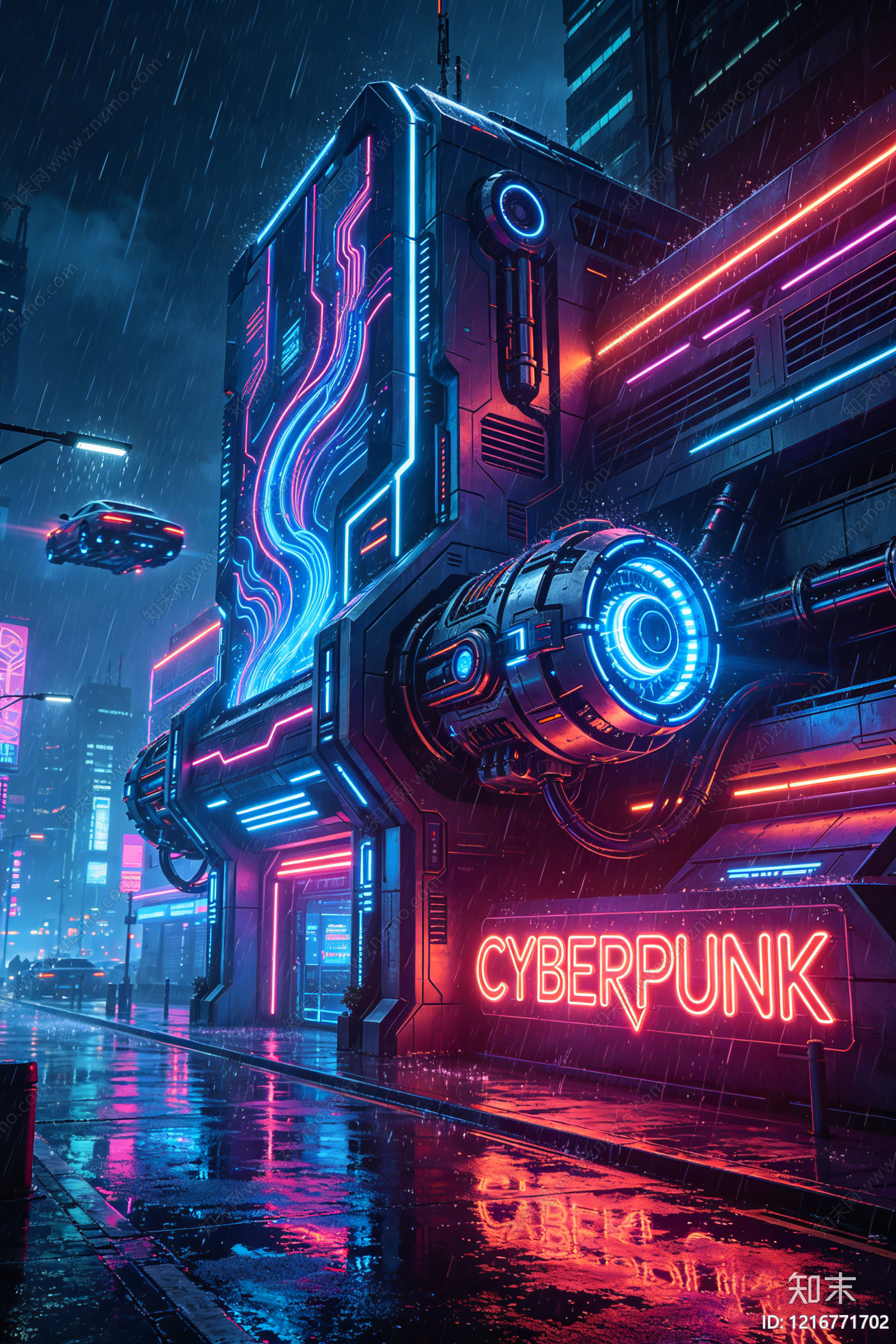 现代装饰画贴图下载【ID:1216771702】