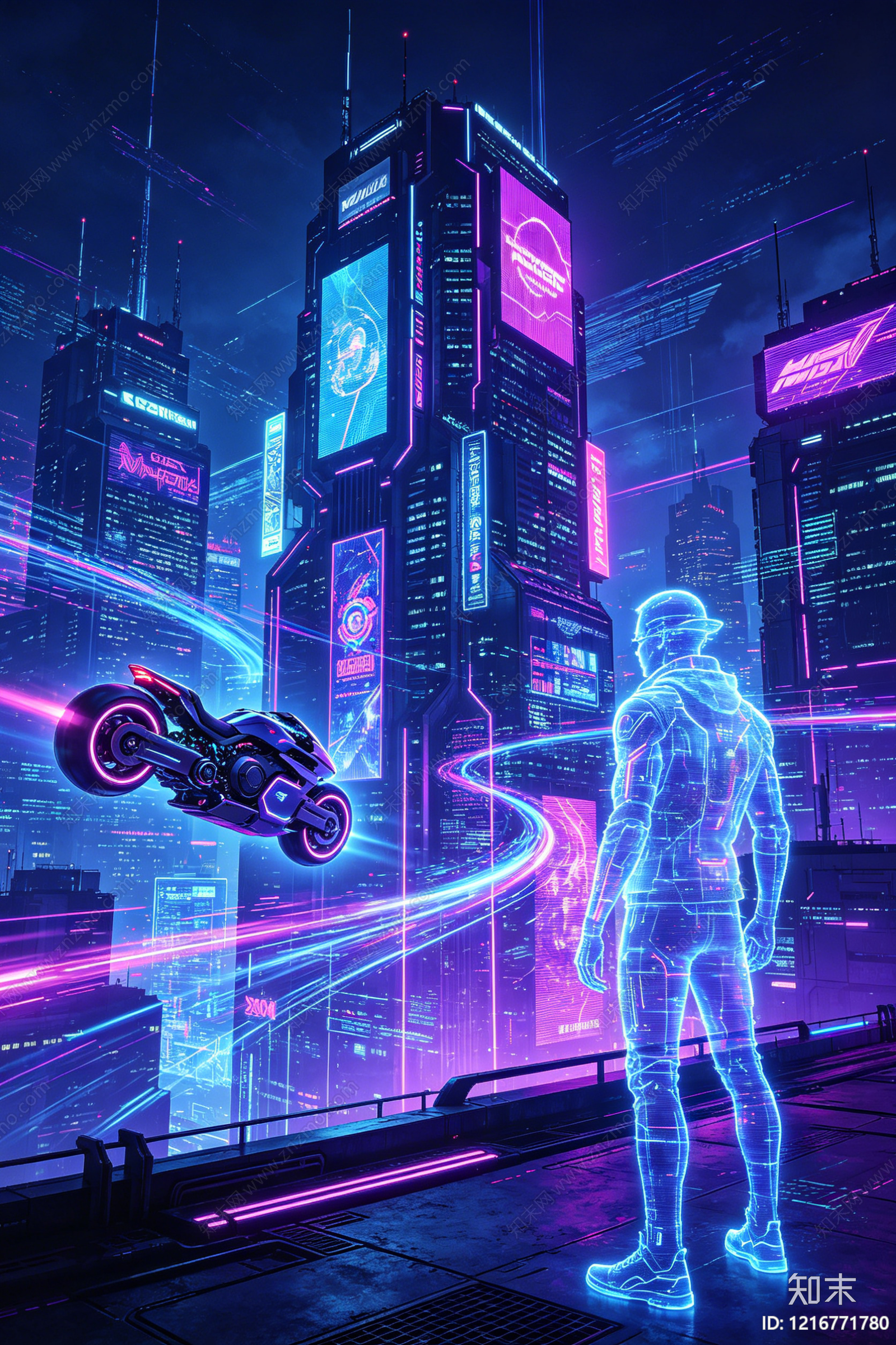 现代装饰画贴图下载【ID:1216771780】