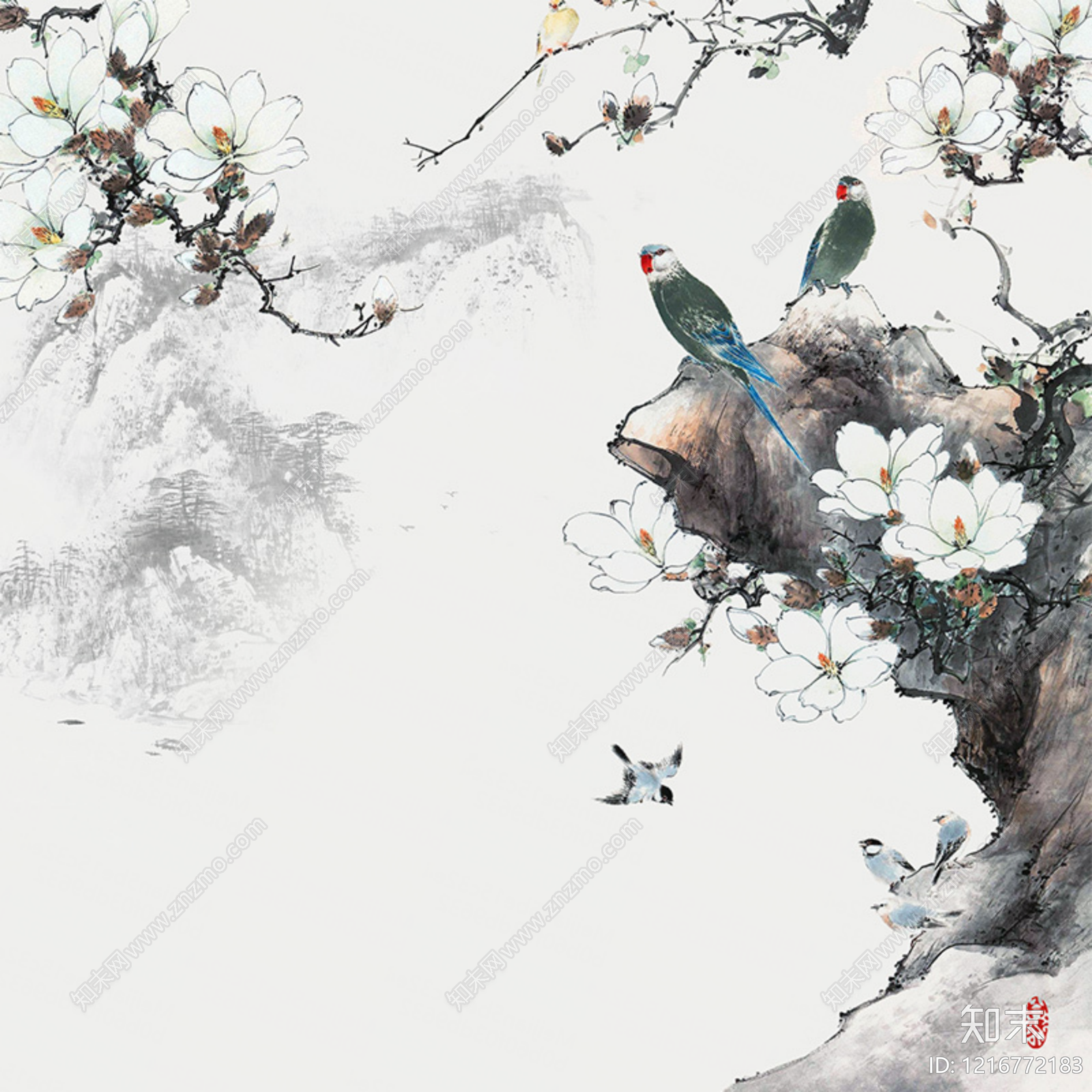 远山贴图下载【ID:1216772183】