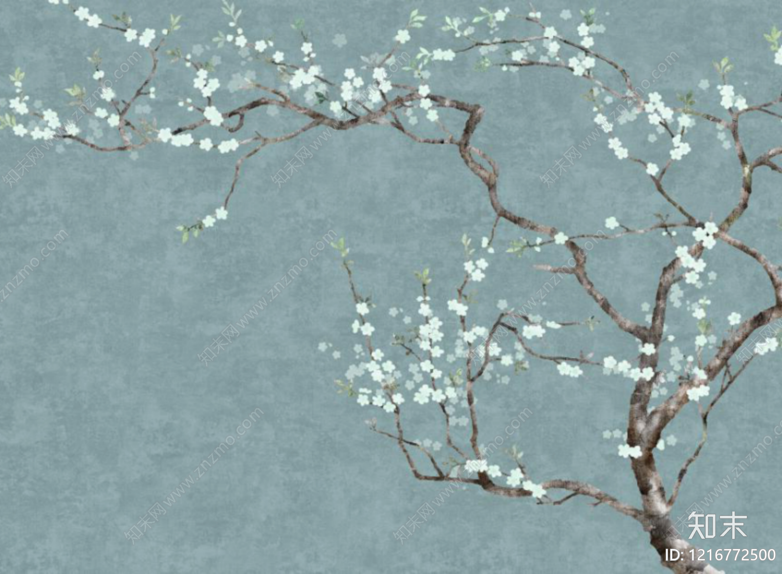 水墨画贴图下载【ID:1216772500】