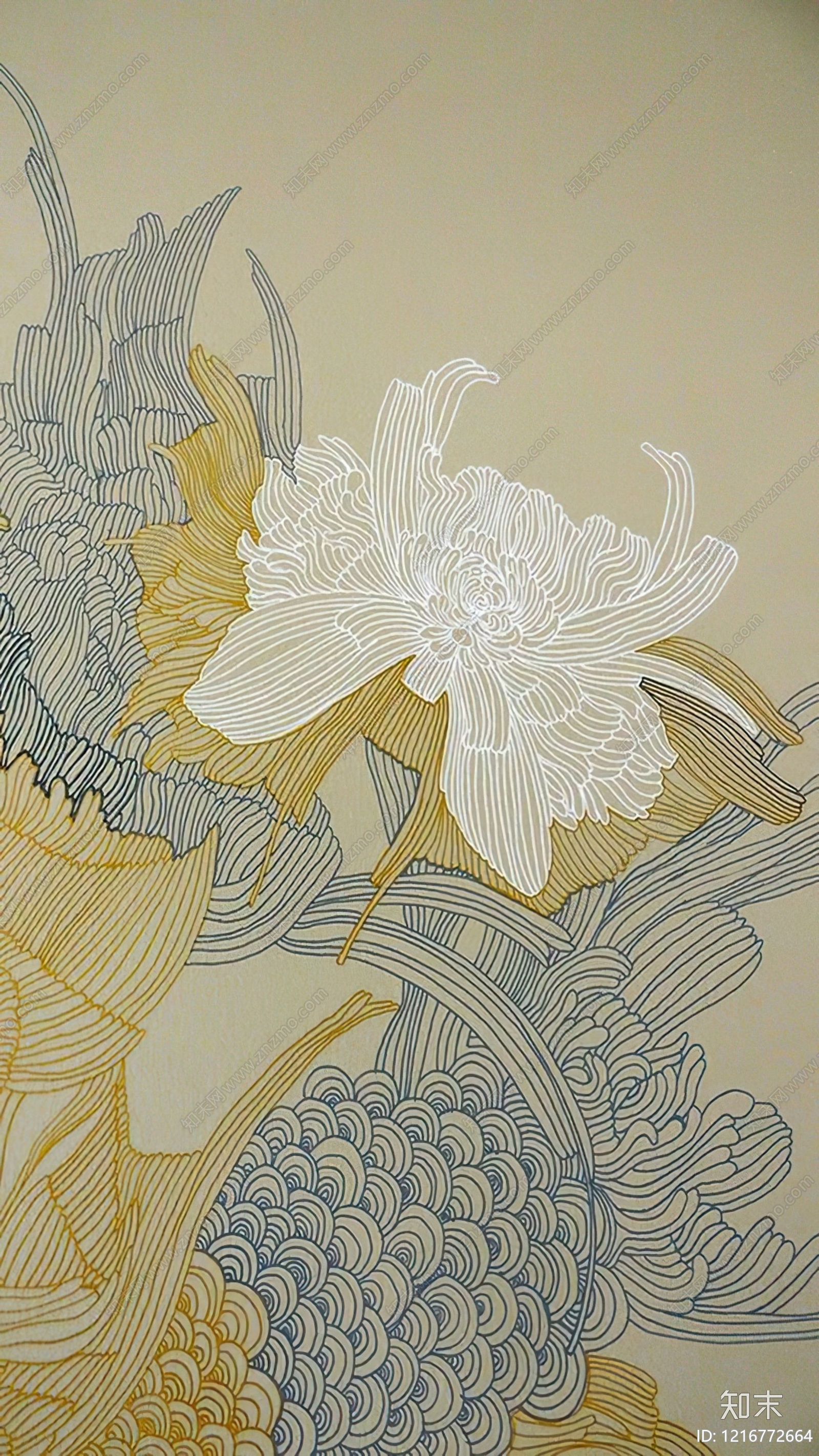 传统纹样贴图下载【ID:1216772664】