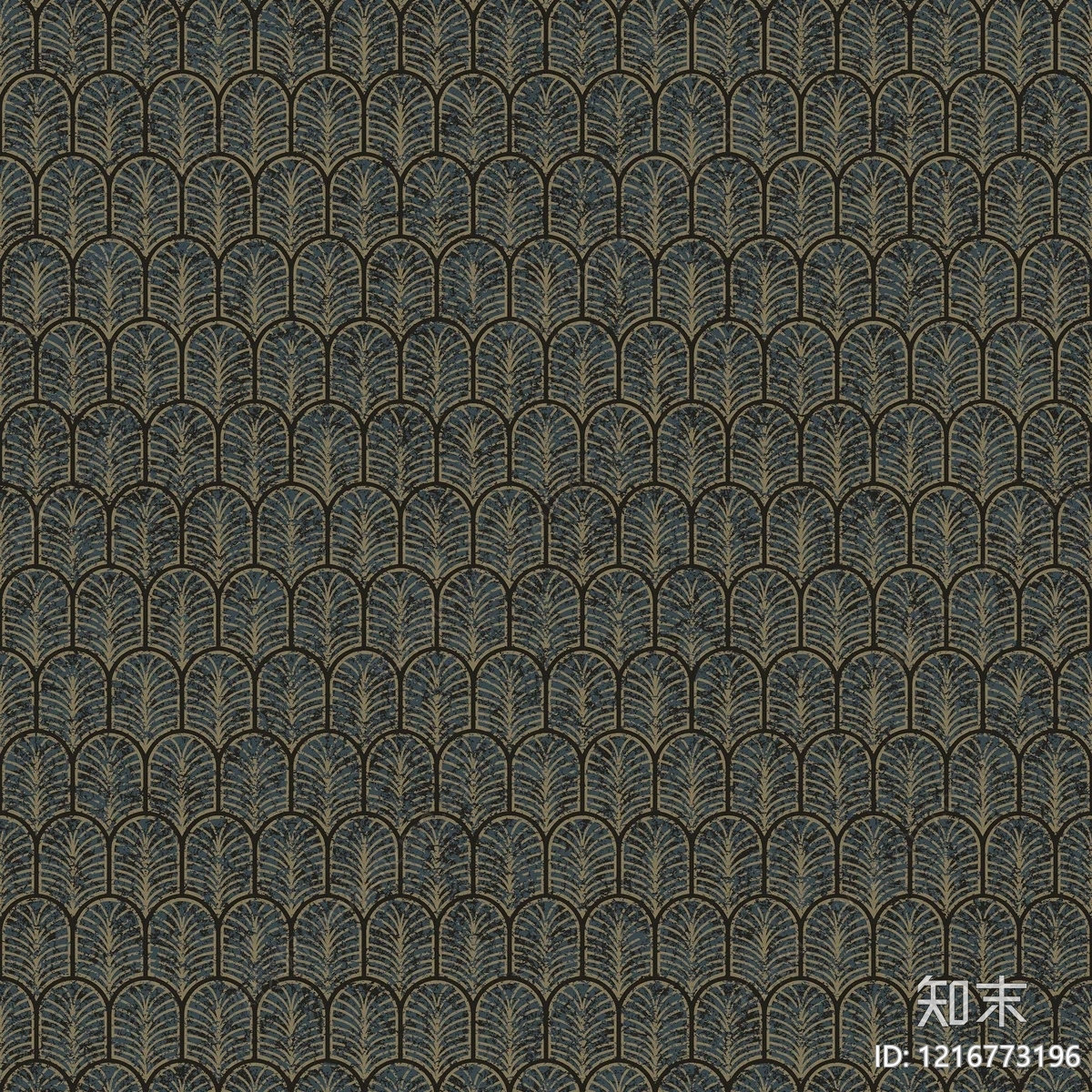 复古花纹壁纸贴图下载【ID:1216773196】