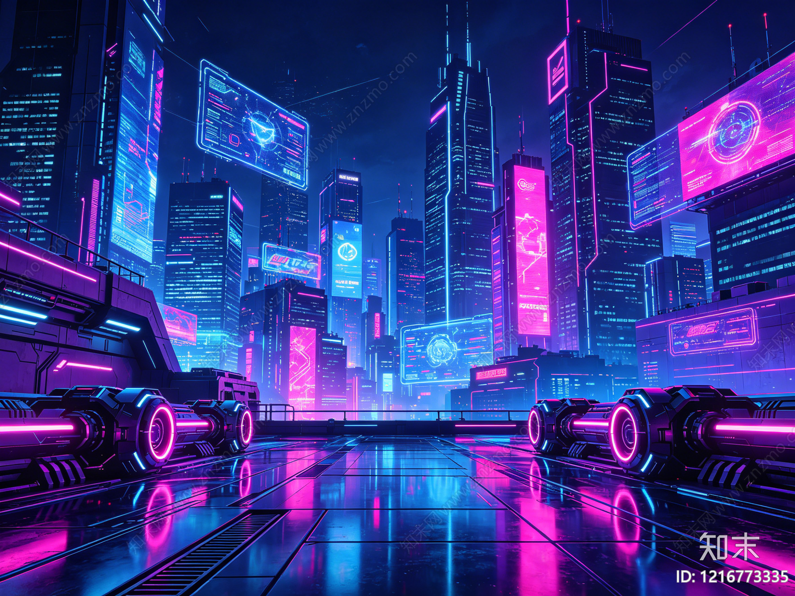 现代装饰画贴图下载【ID:1216773335】