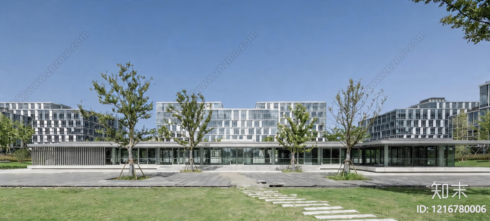 现代建筑群贴图下载【ID:1216780006】