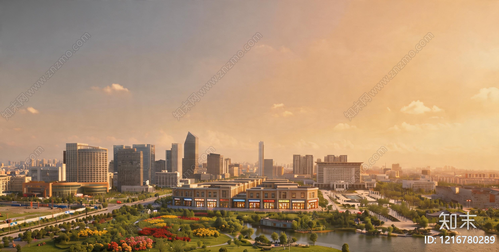 现代城市背景贴图下载【ID:1216780289】