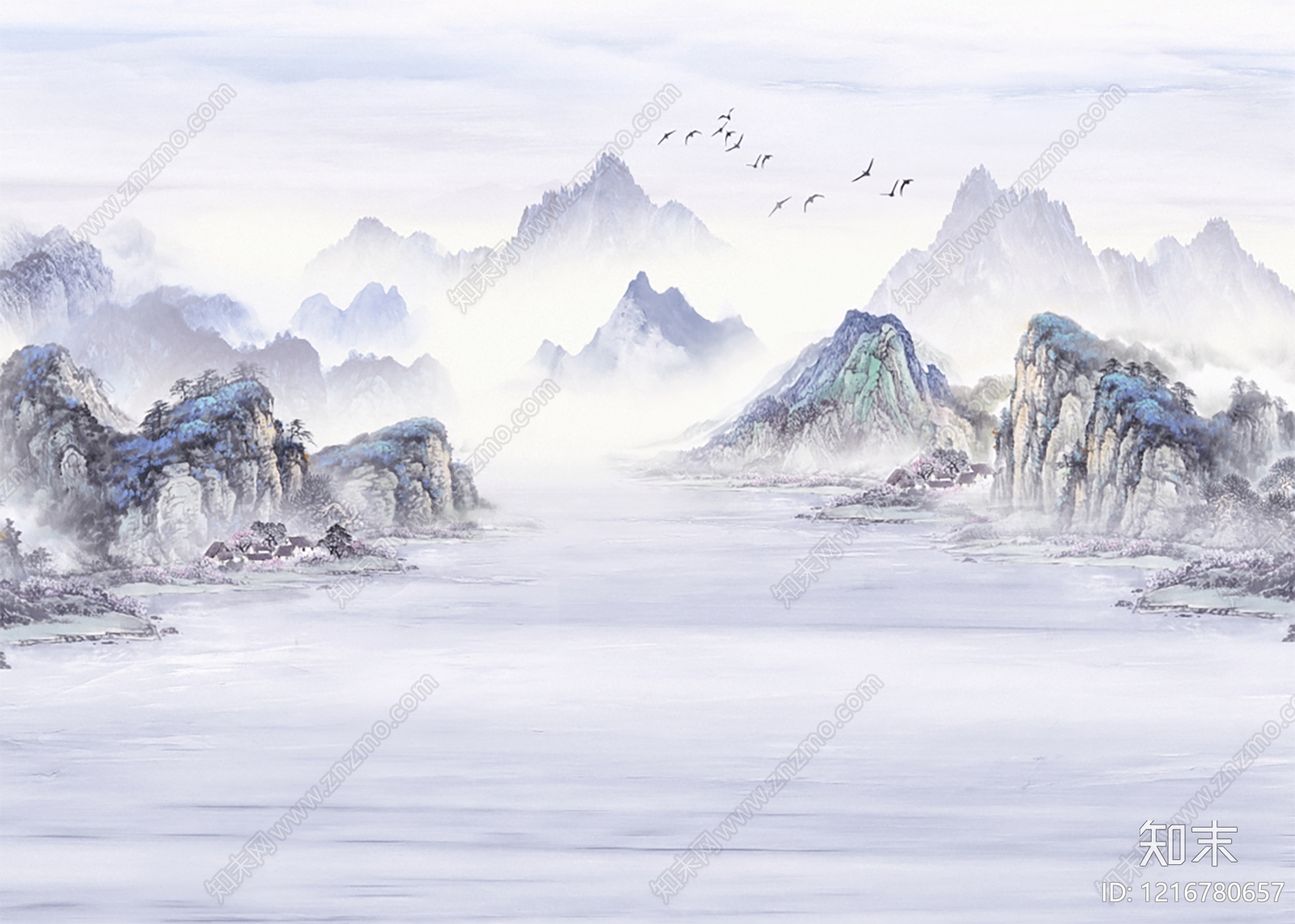 新中式其他壁纸贴图下载【ID:1216780657】