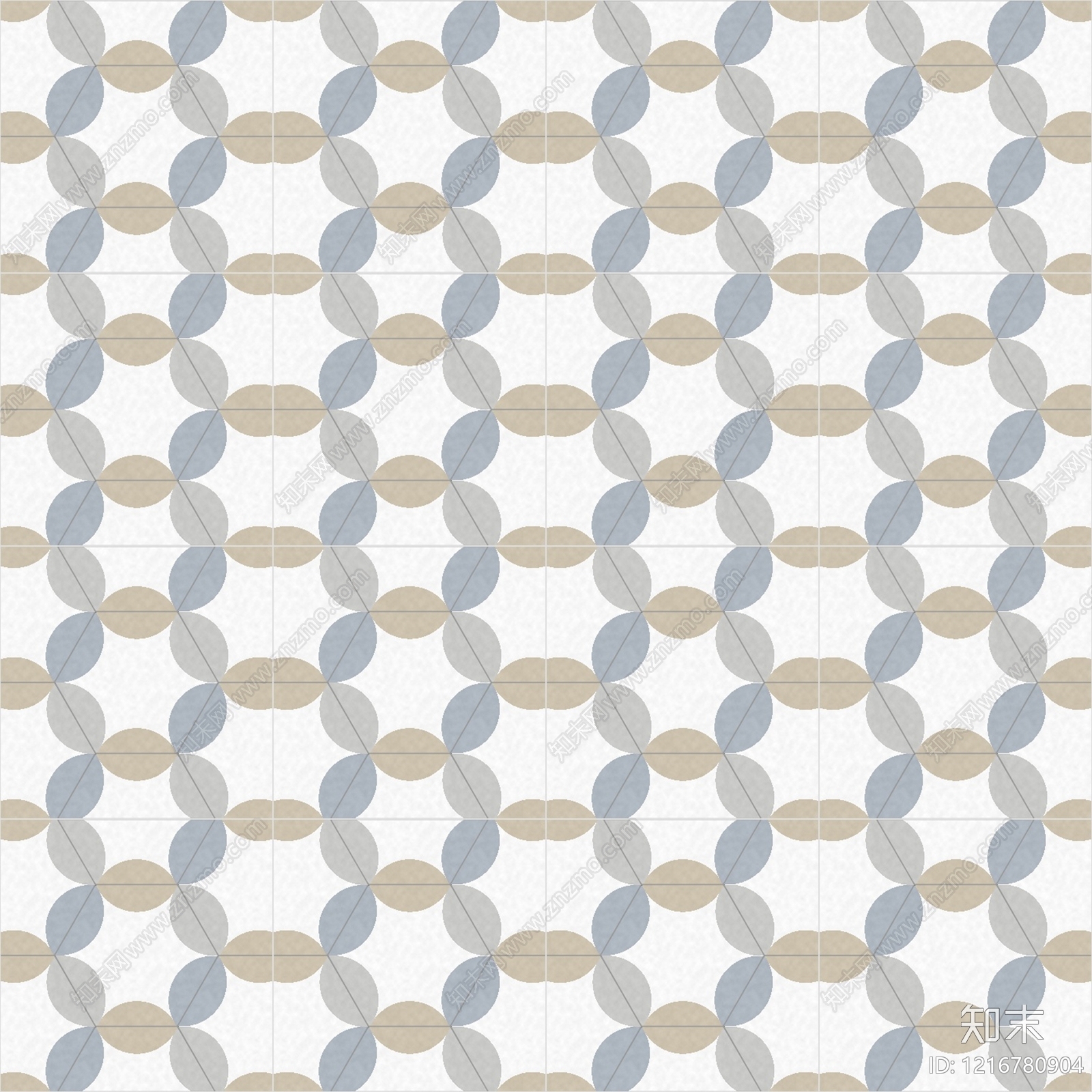 奶油花纹砖贴图下载【ID:1216780904】