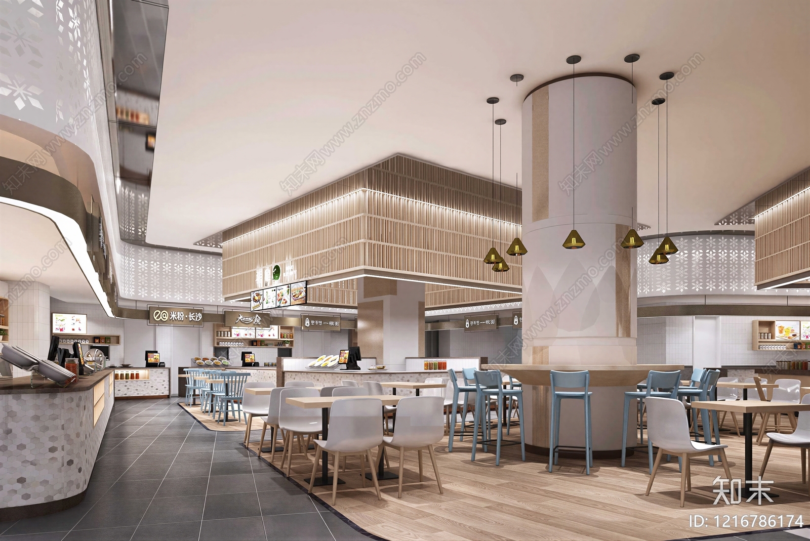 现代餐厅贴图下载【ID:1216786174】