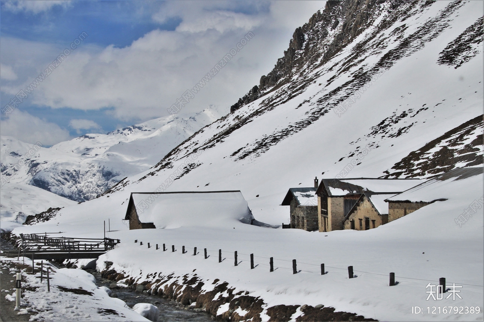 雪景贴图下载【ID:1216792389】