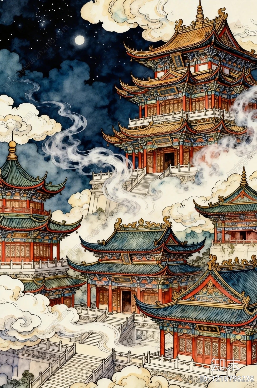 夜晚贴图下载【ID:1216798238】