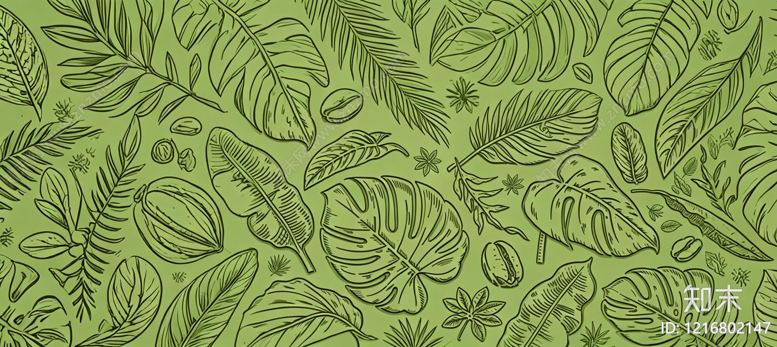 叶片纹理贴图下载【ID:1216802147】