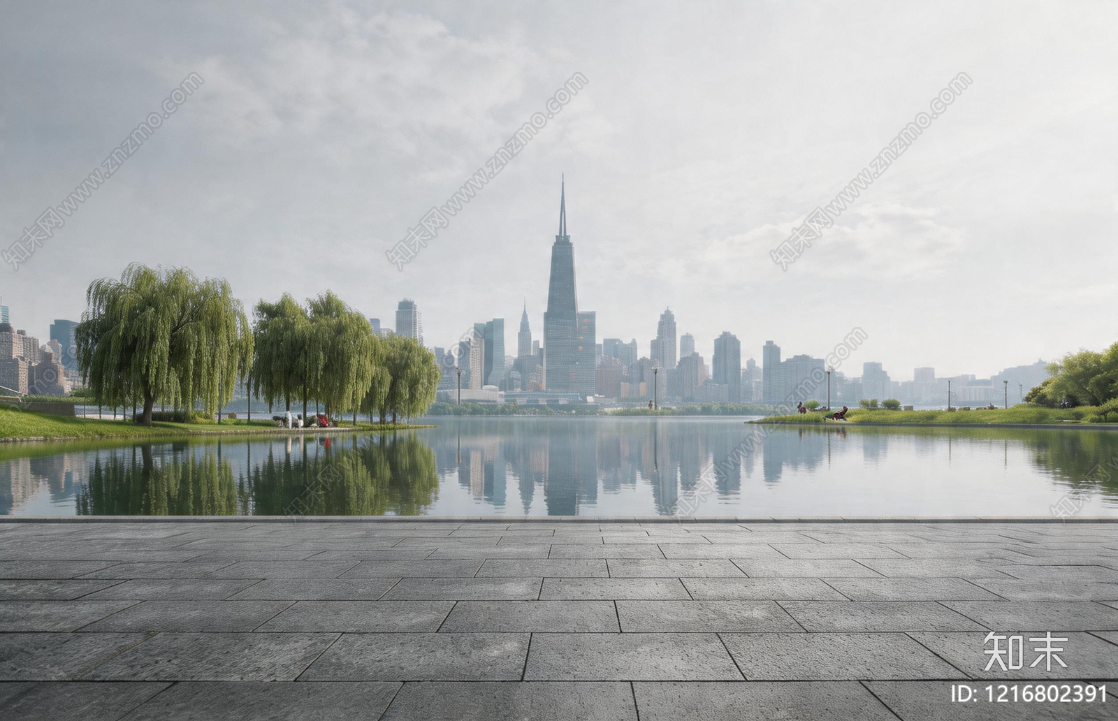 现代城市背景贴图下载【ID:1216802391】