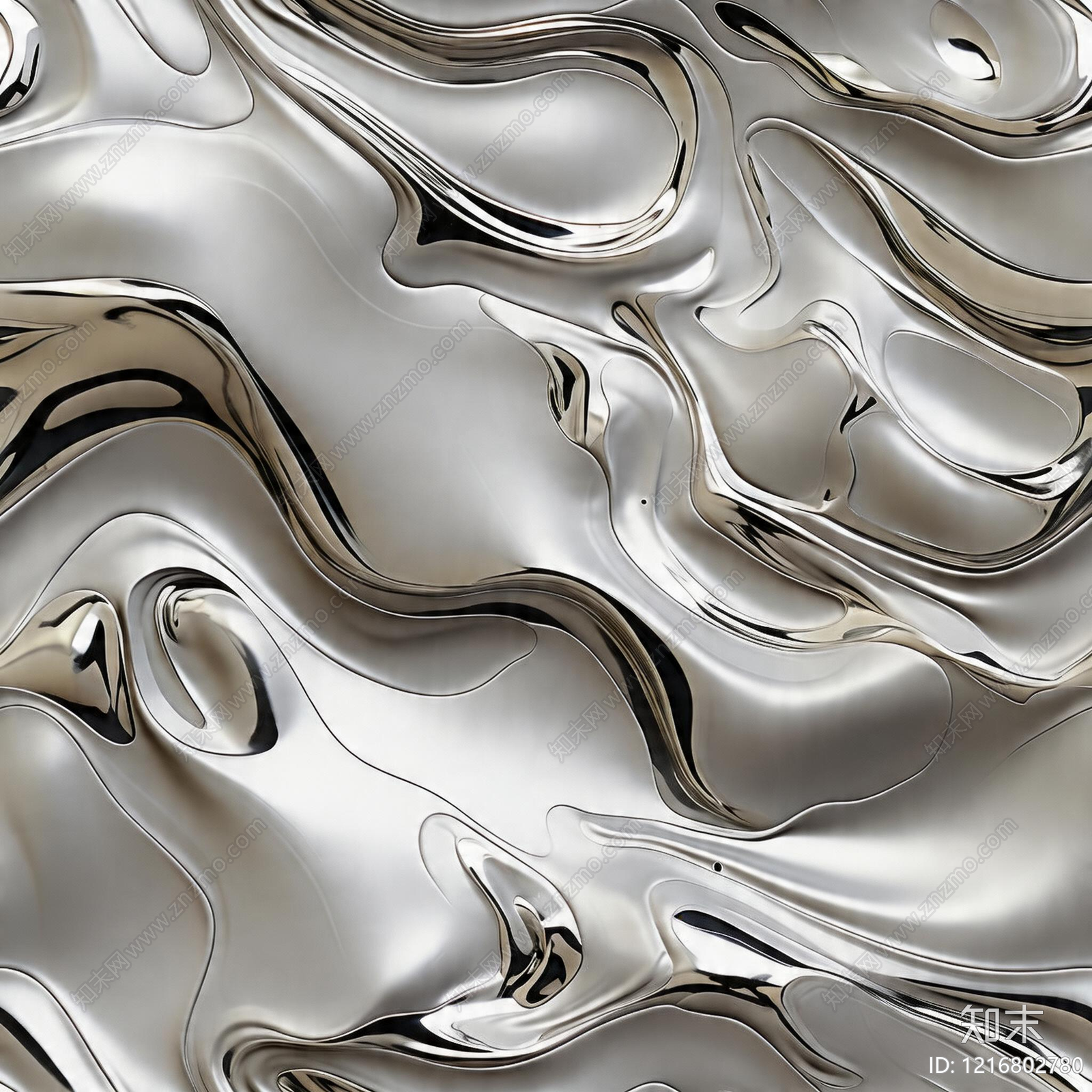 现代液态金属贴图下载【ID:1216802780】
