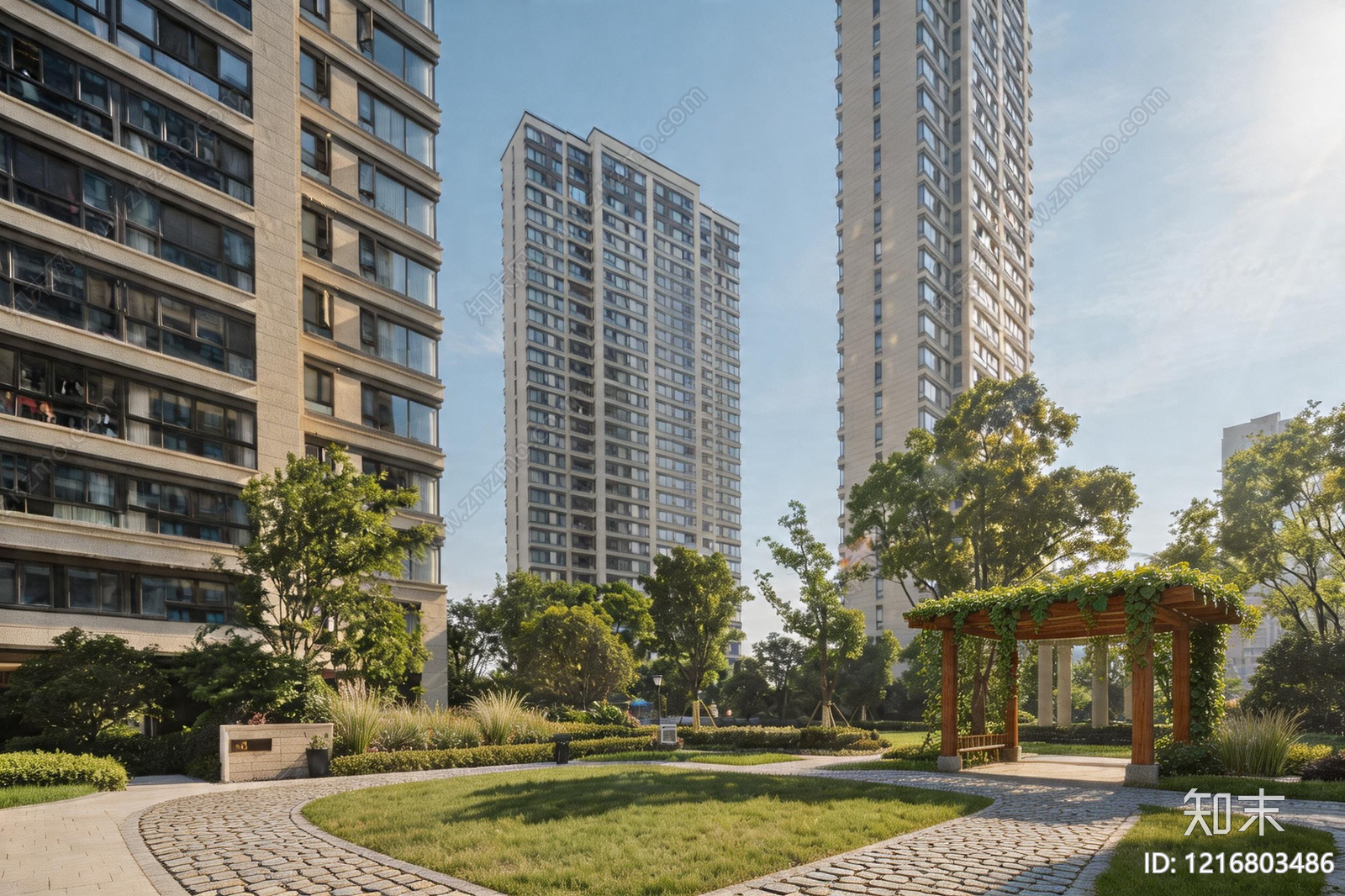 现代花园贴图下载【ID:1216803486】