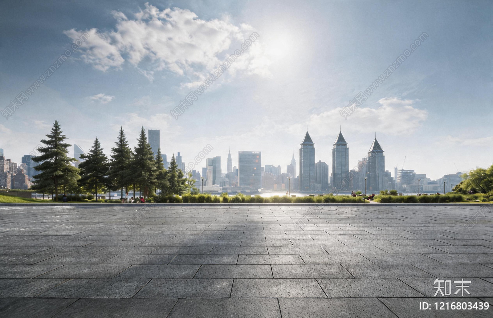 现代城市背景贴图下载【ID:1216803439】