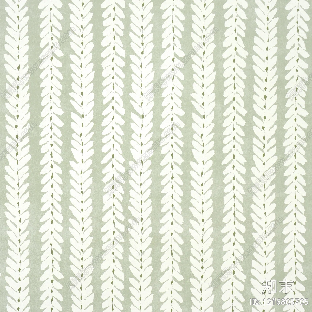 北欧花纹壁纸贴图下载【ID:1216803705】