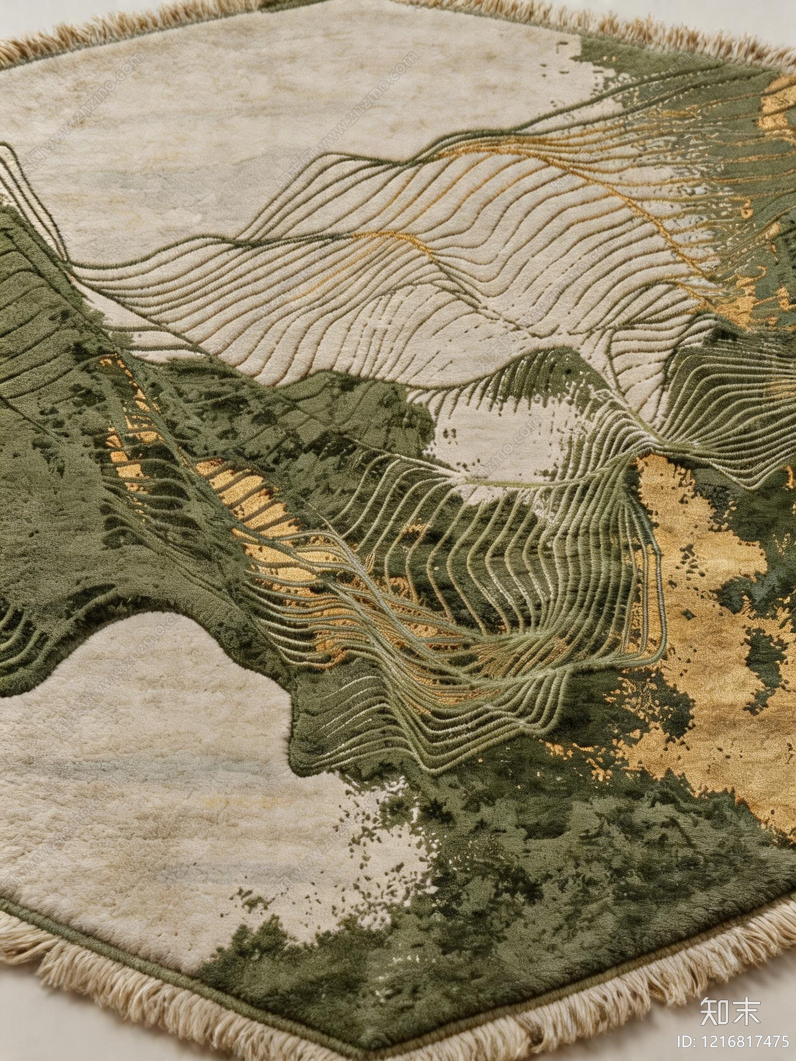 新中式其他地毯贴图下载【ID:1216817475】