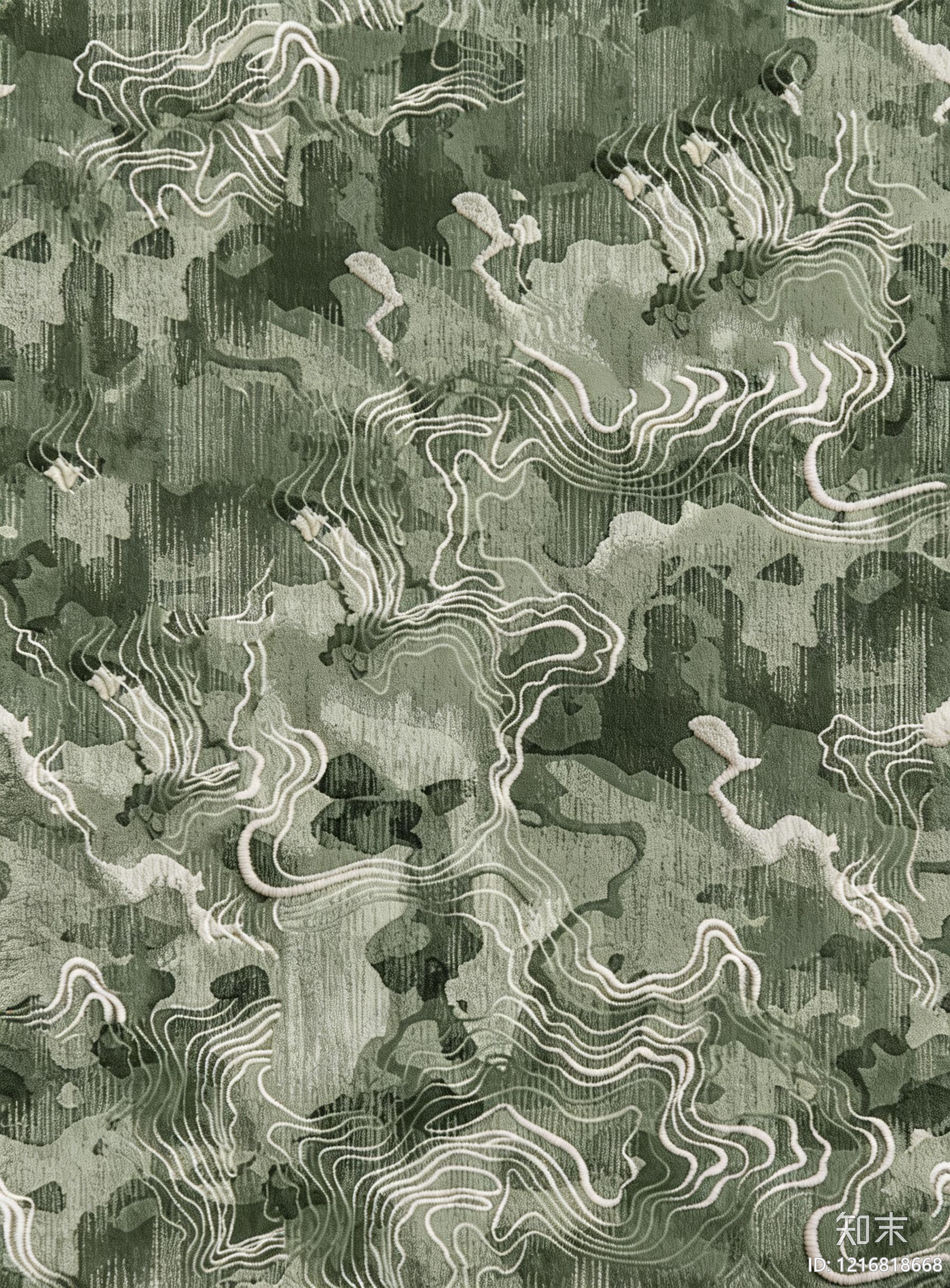 美式圆形地毯贴图下载【ID:1216818668】