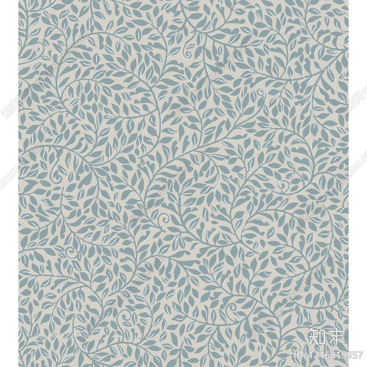 简欧花纹壁纸贴图下载【ID:1216819957】