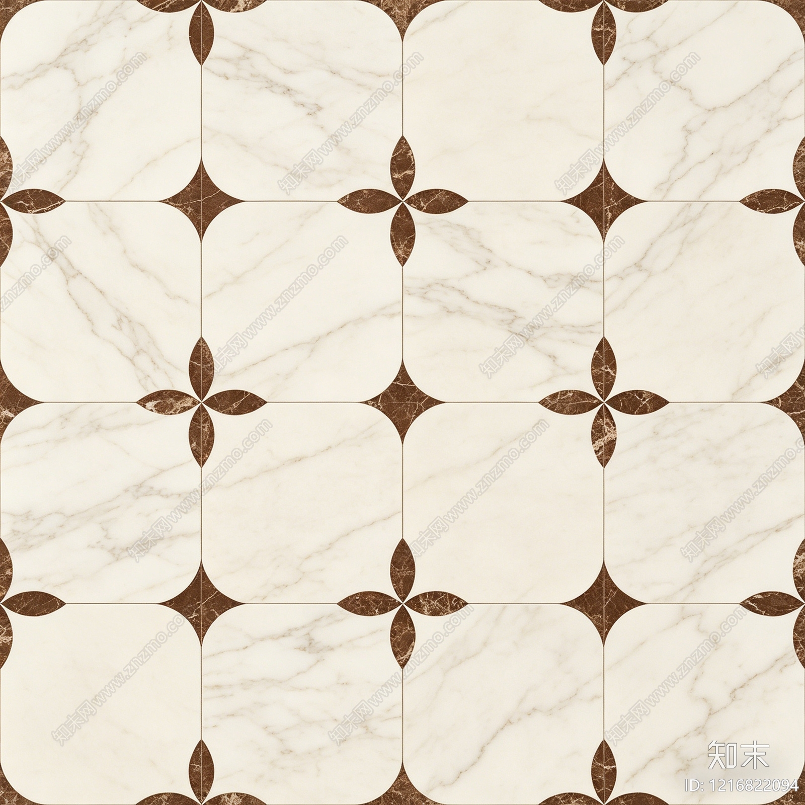 奶油拼花砖贴图下载【ID:1216822094】