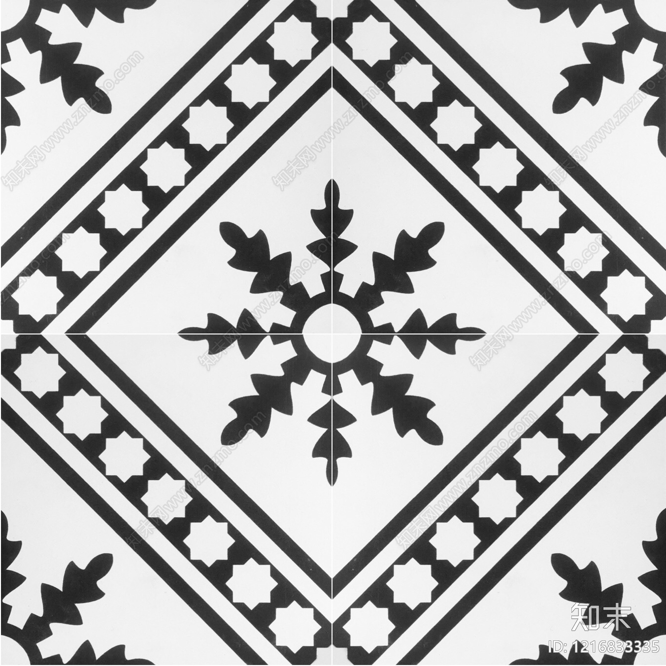 意式花纹砖贴图下载【ID:1216833335】