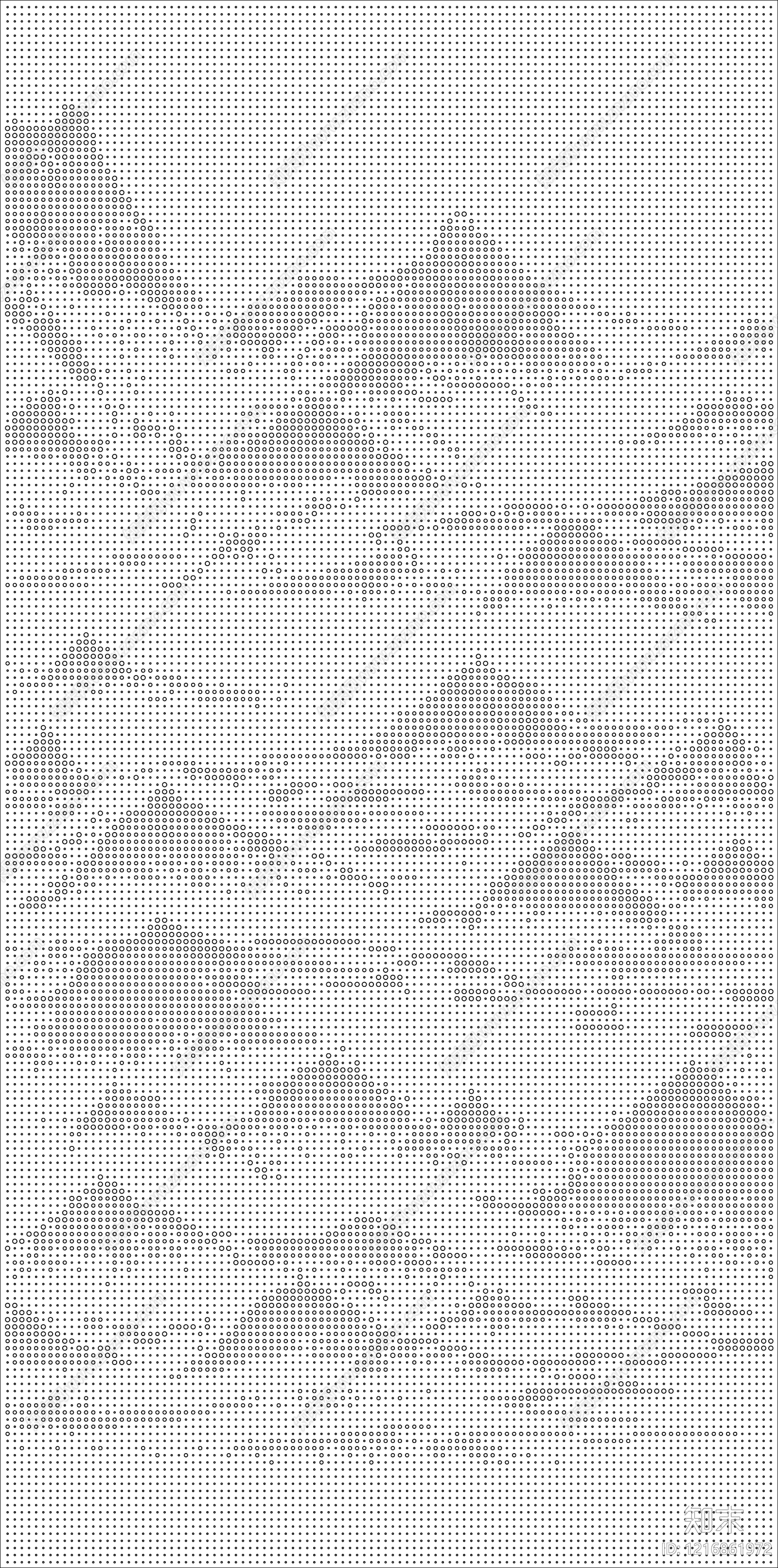 新中式穿孔金属板贴图下载【ID:1216861972】