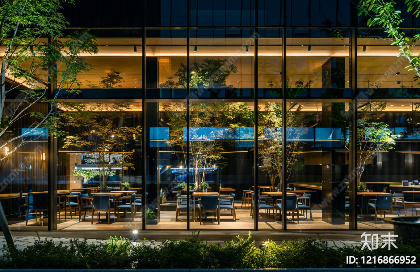 现代餐厅贴图下载【ID:1216866952】