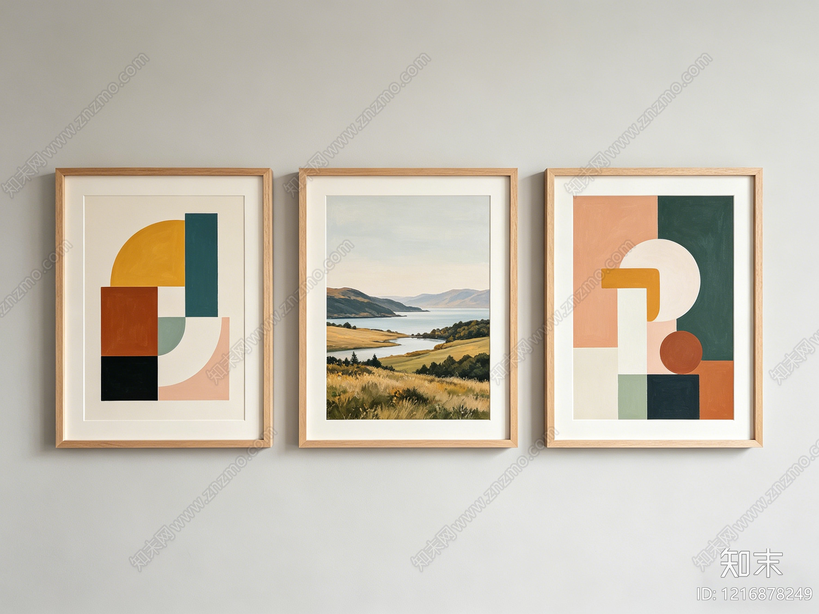 现代其他挂画贴图下载【ID:1216878249】