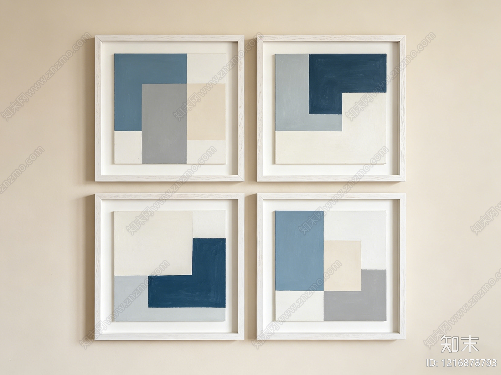 现代抽象画贴图下载【ID:1216878793】