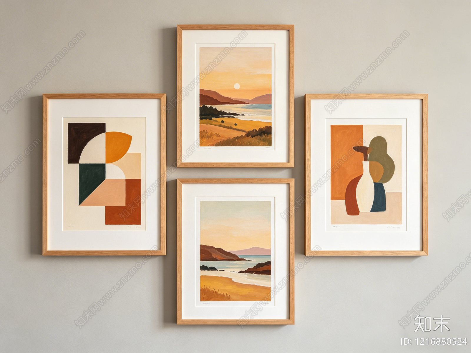 现代其他挂画贴图下载【ID:1216880524】