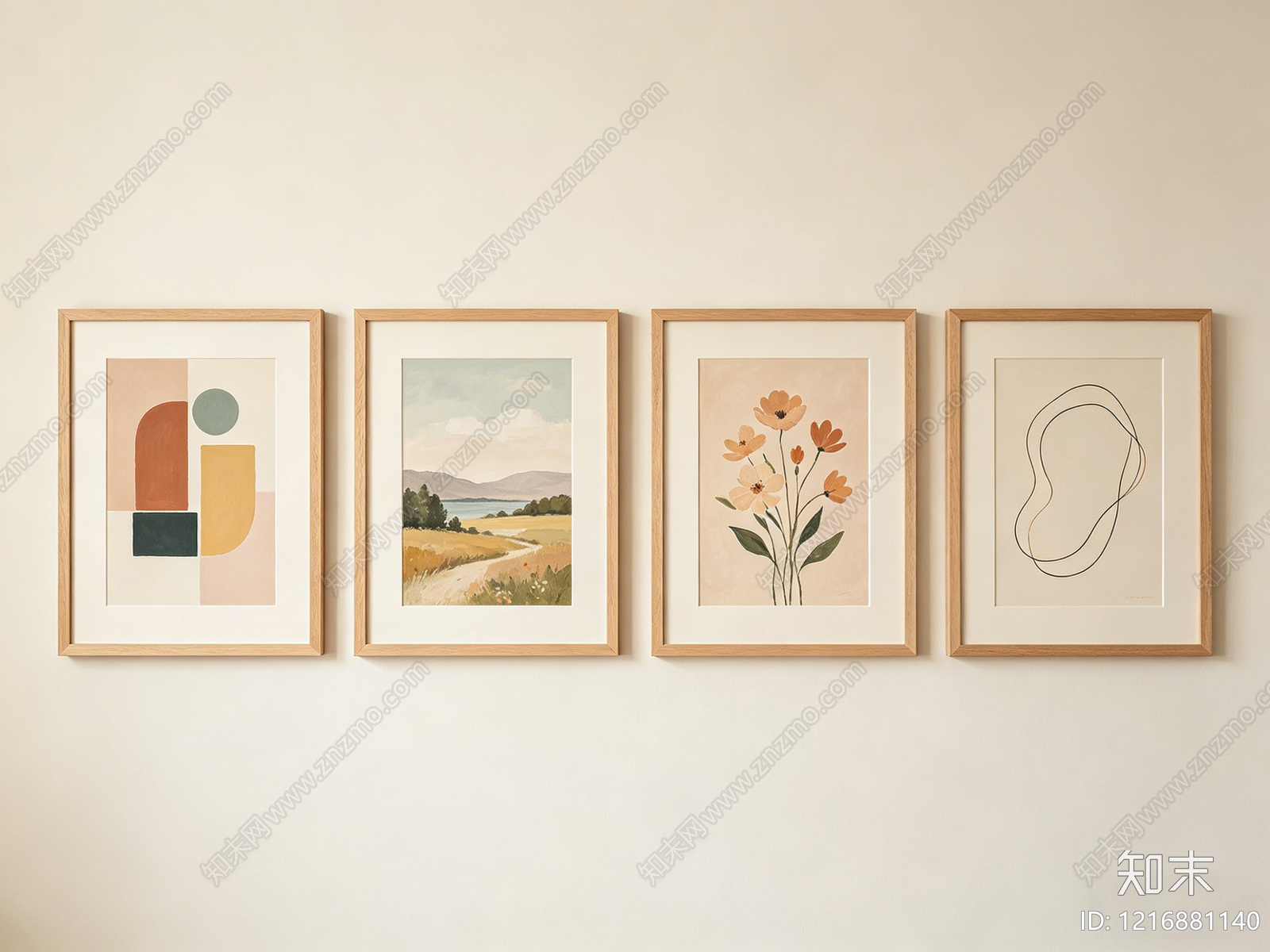 现代其他挂画贴图下载【ID:1216881140】