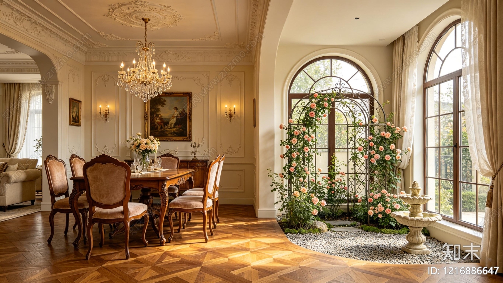 餐厅贴图下载【ID:1216886647】