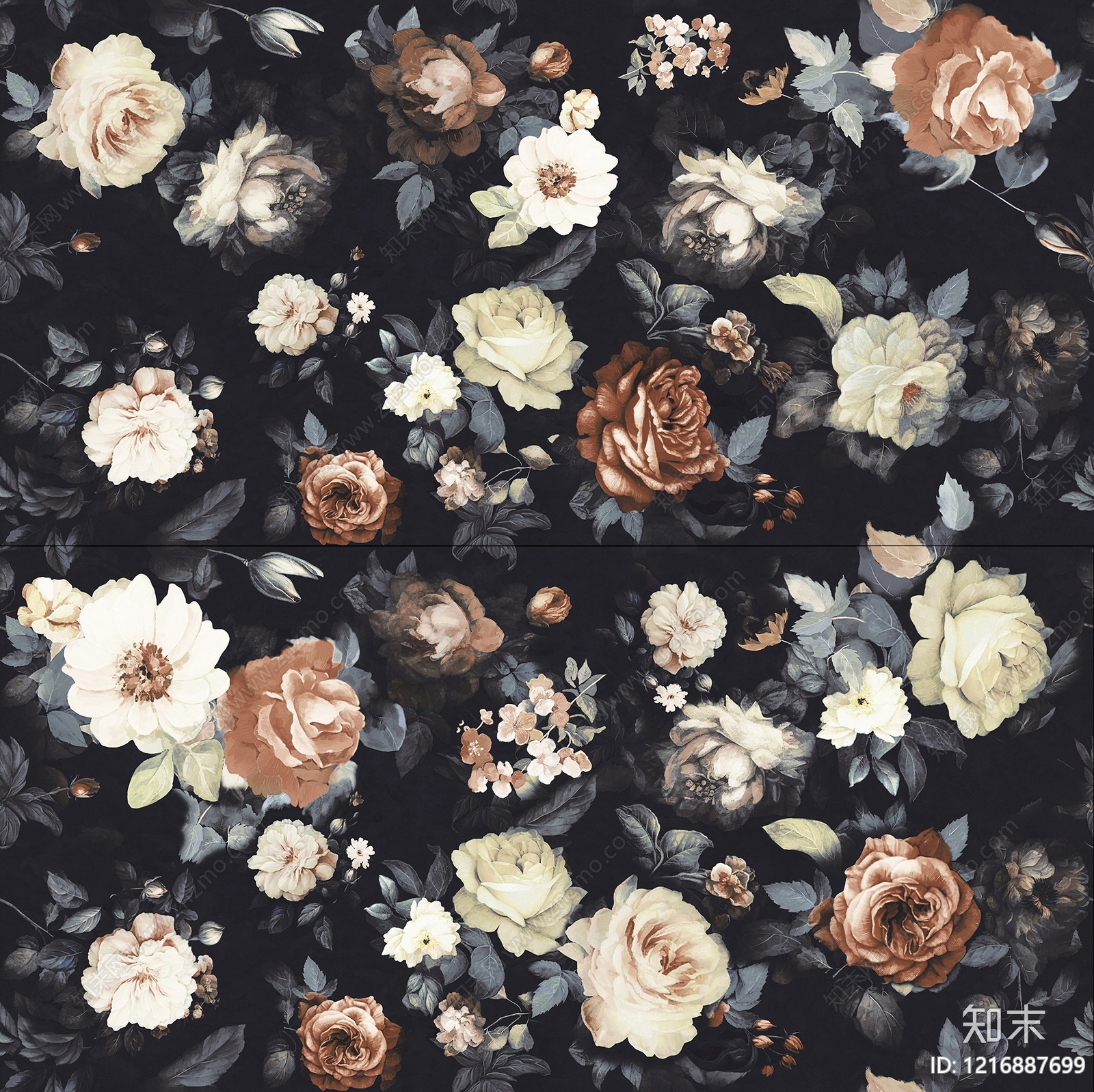 法式传统纹样贴图下载【ID:1216887699】