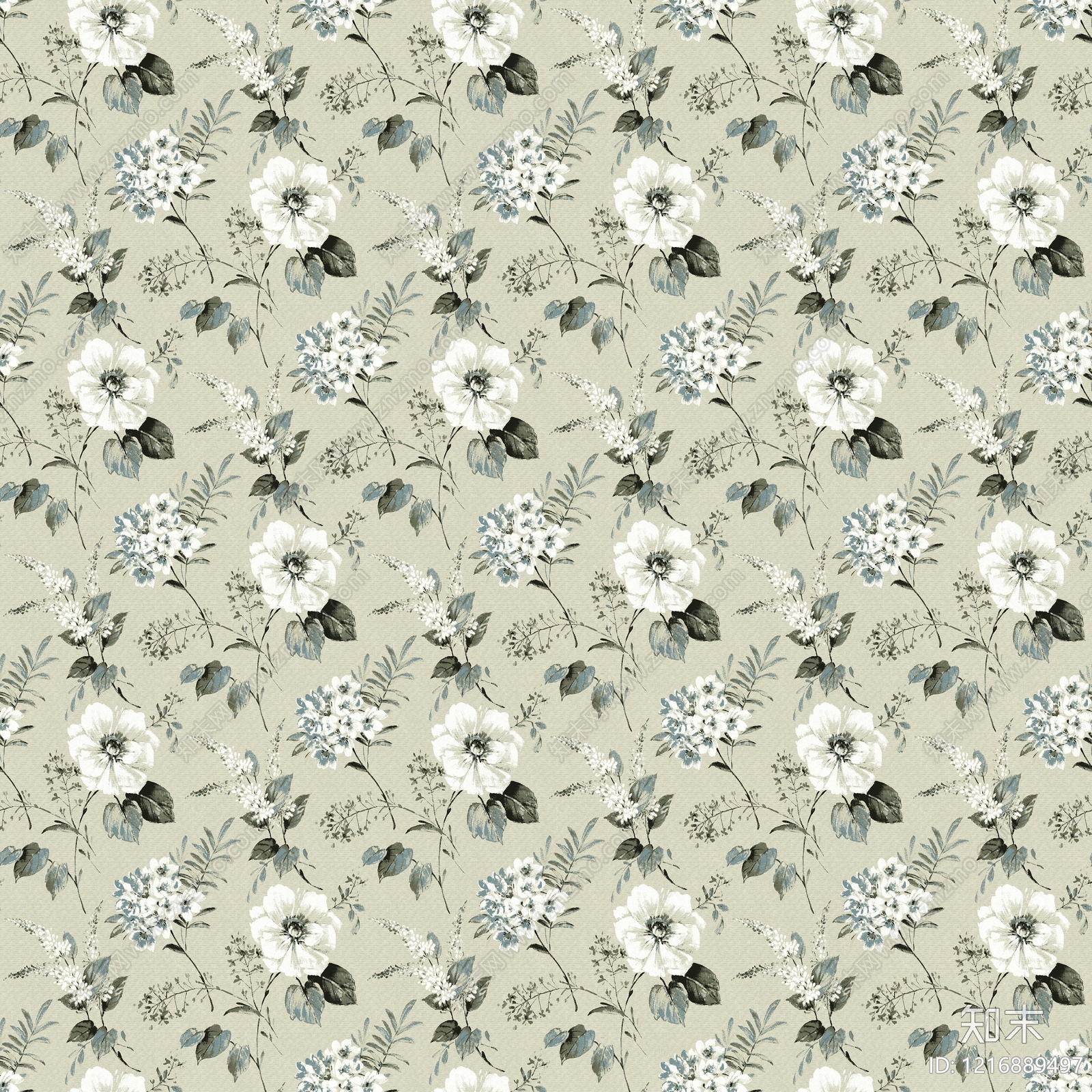 法式花纹壁纸贴图下载【ID:1216889497】