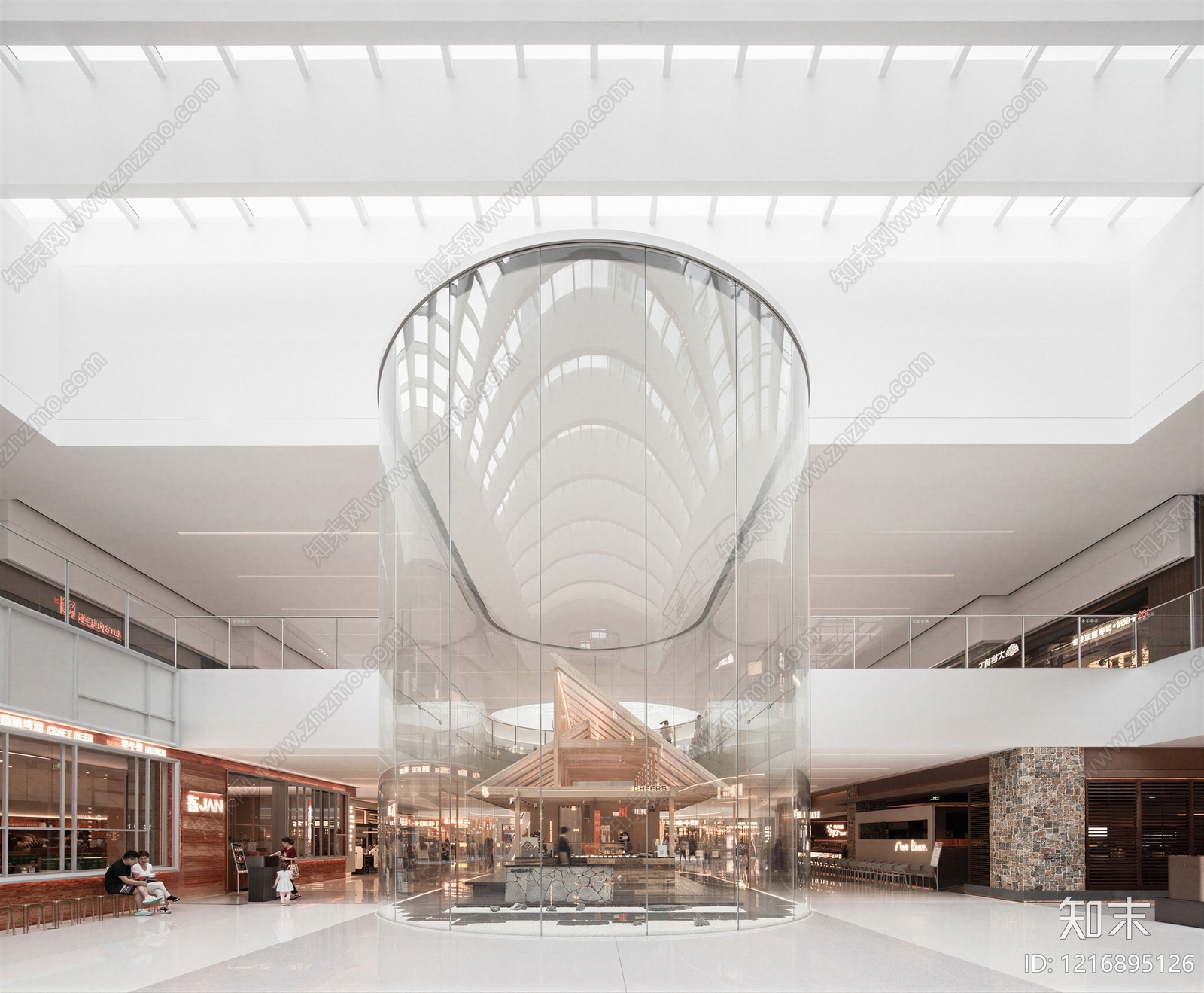 现代商场贴图下载【ID:1216895126】