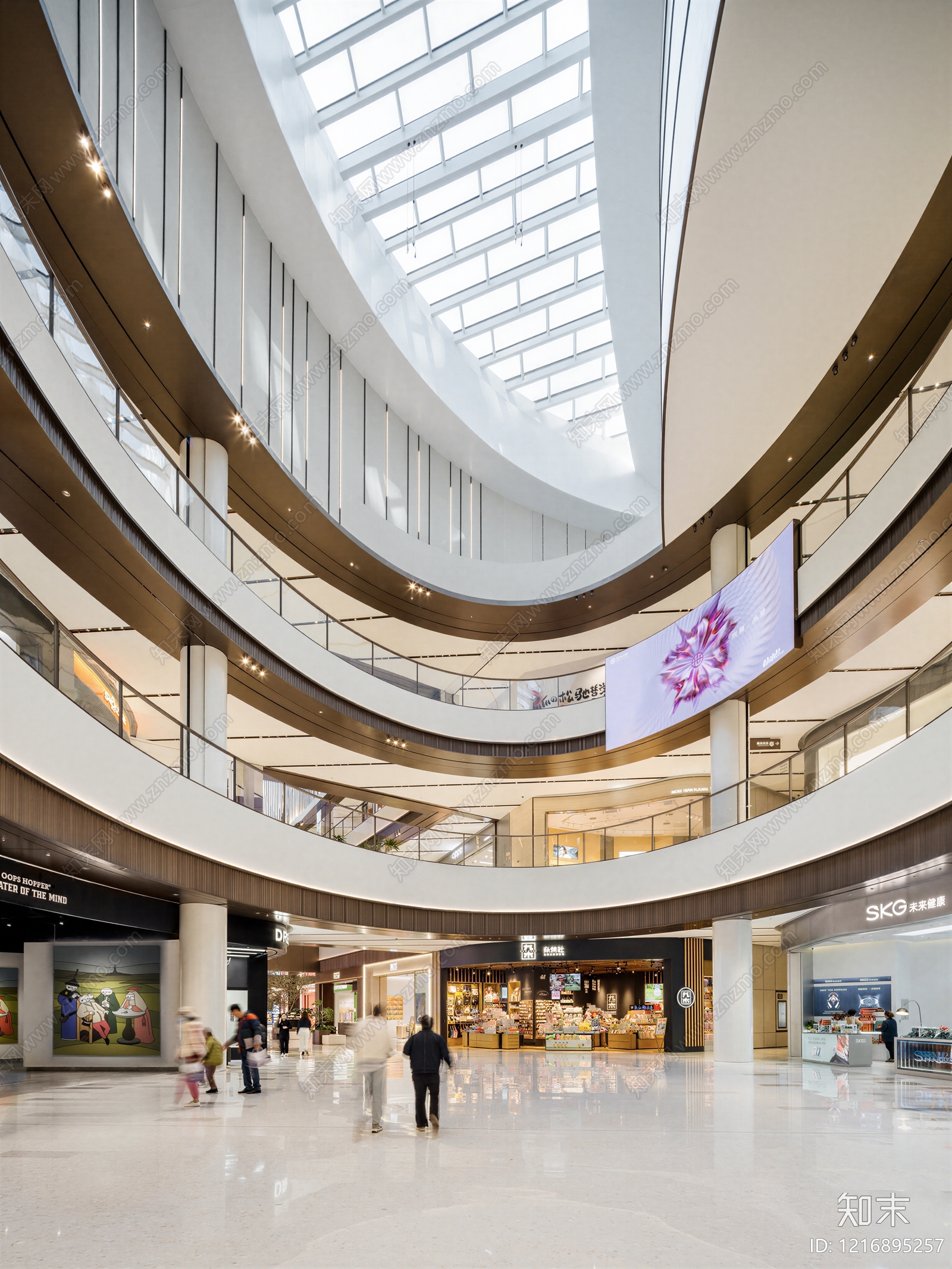 现代商场贴图下载【ID:1216895257】