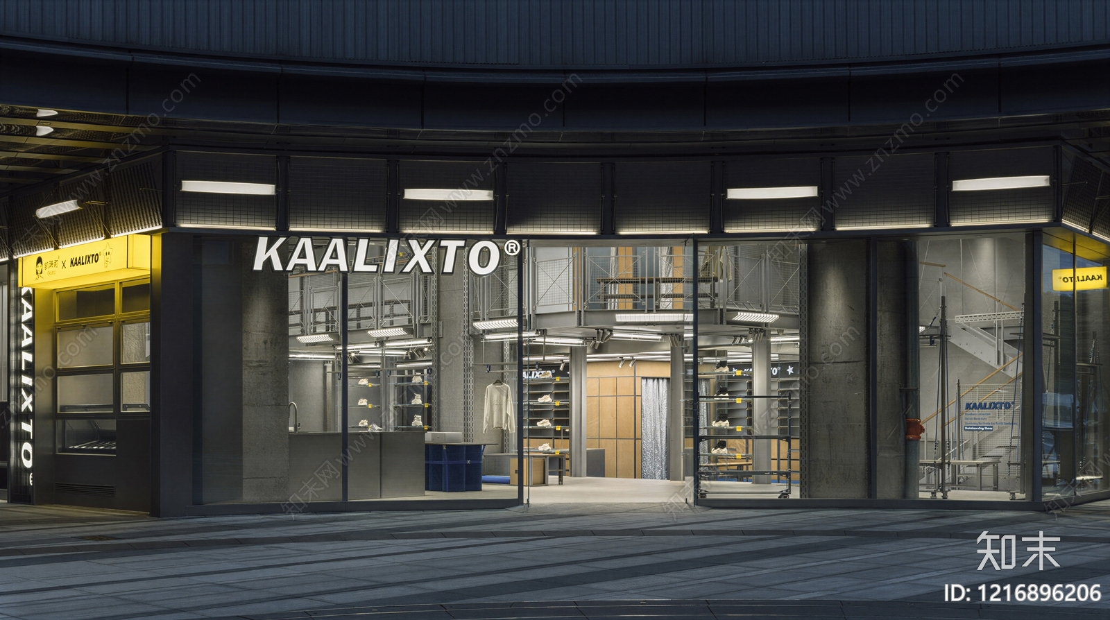 现代商铺贴图下载【ID:1216896206】