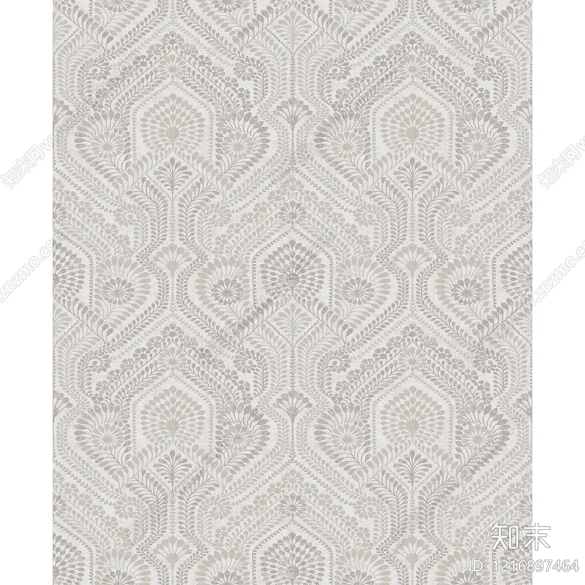 北欧花纹壁纸贴图下载【ID:1216897464】