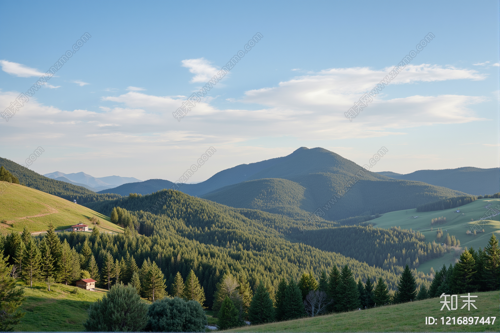 现代远山贴图下载【ID:1216897447】
