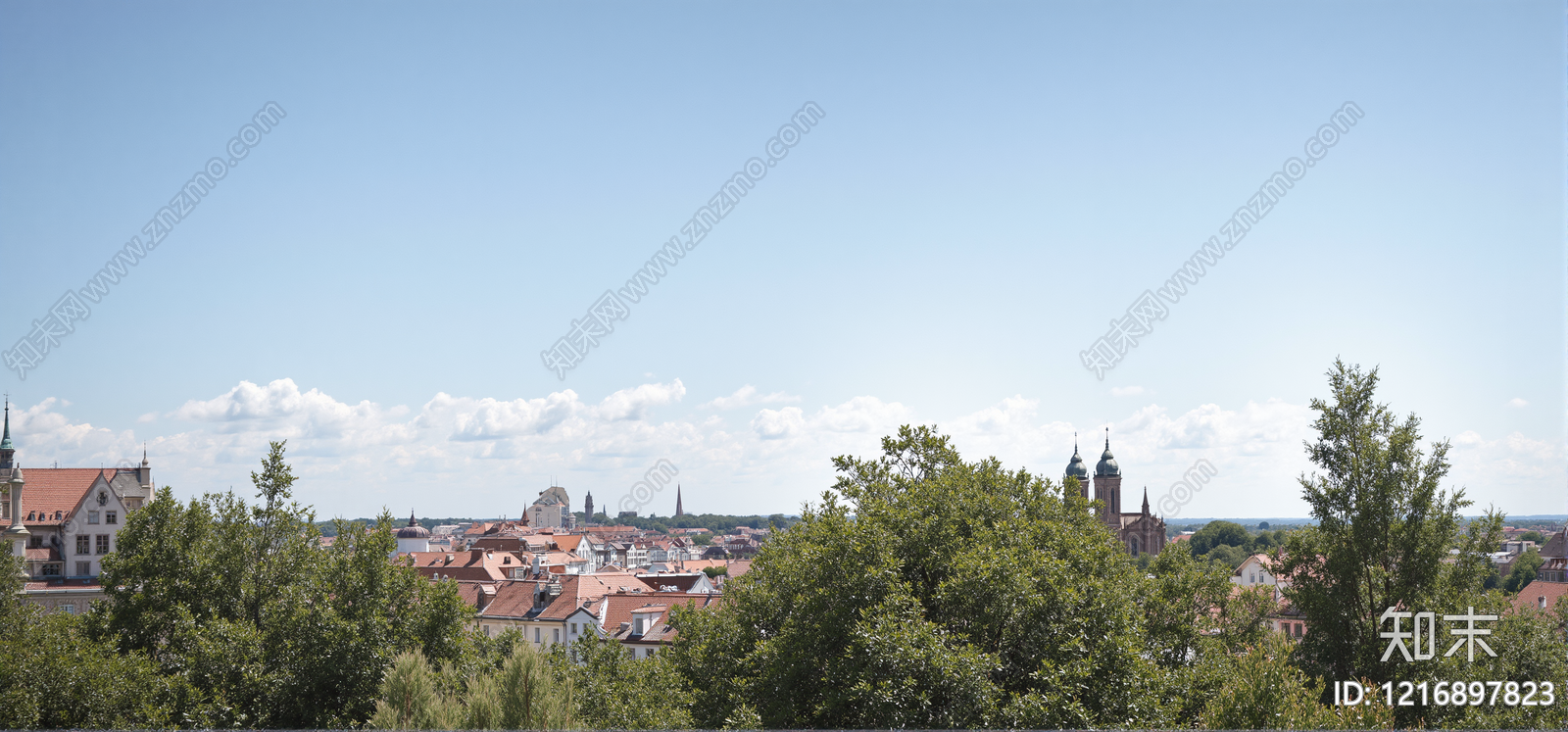 现代小区外景贴图下载【ID:1216897823】