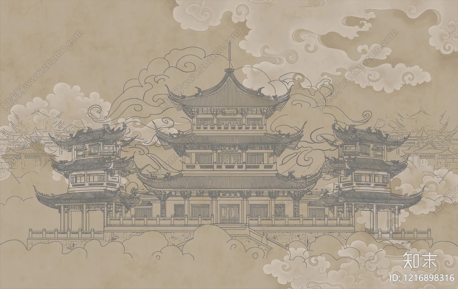 壁画贴图下载【ID:1216898316】