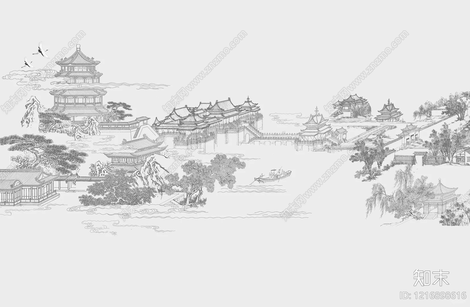 山水贴图下载【ID:1216898616】