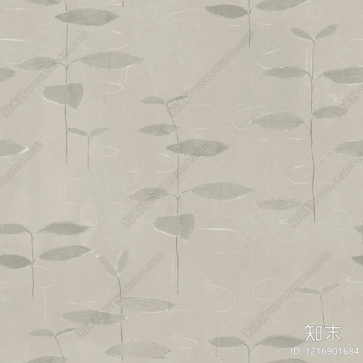 北欧植物壁纸贴图下载【ID:1216901684】